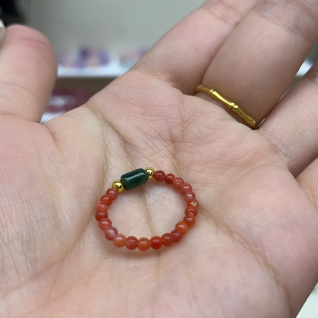 水晶未镶嵌手链戒