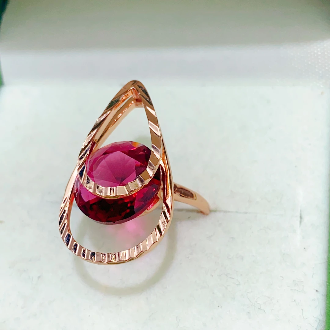 合金玻璃戒指  yakutrang 妈妈款戒指 可以调节大小