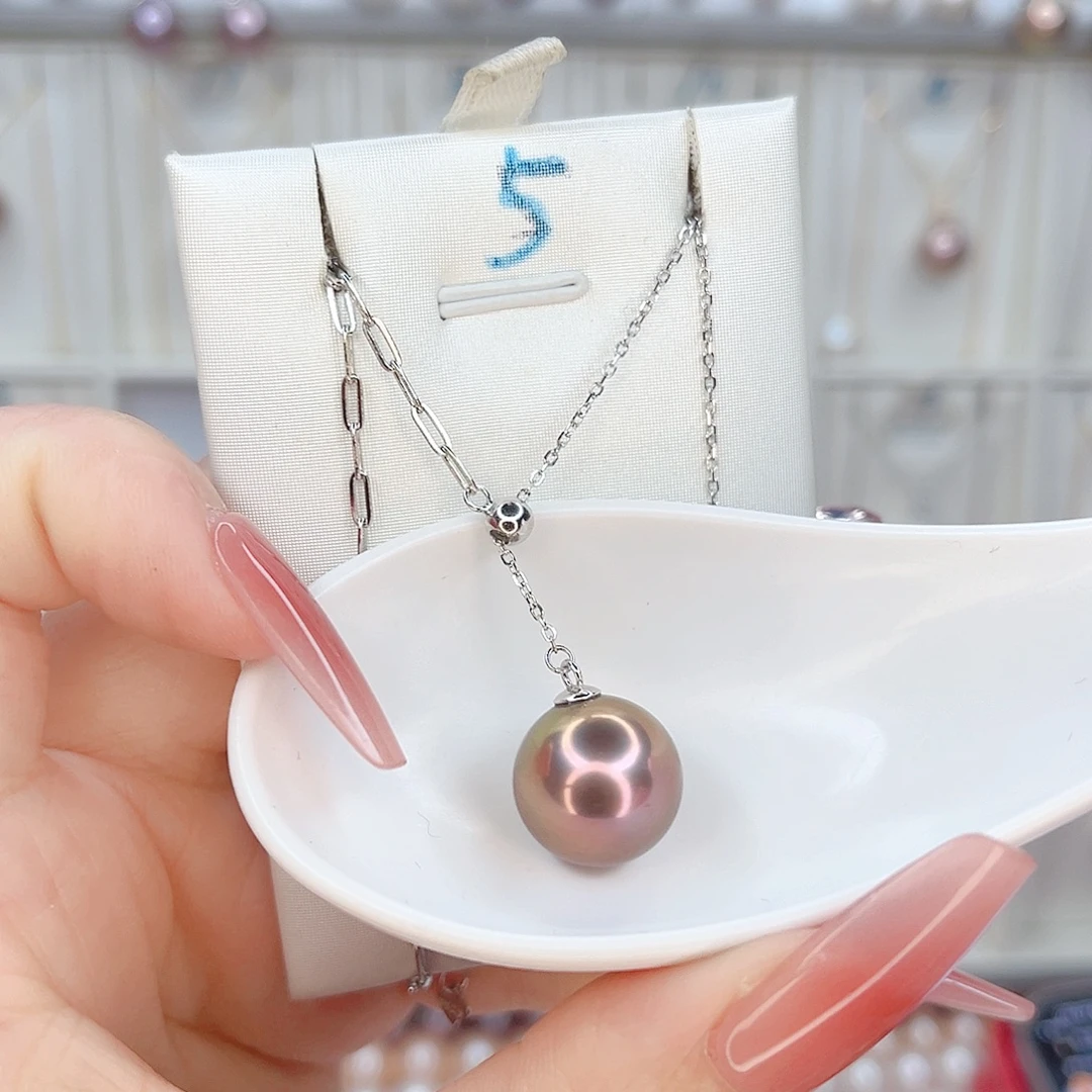 吊坠(赠链)银S925镶嵌淡水珍珠