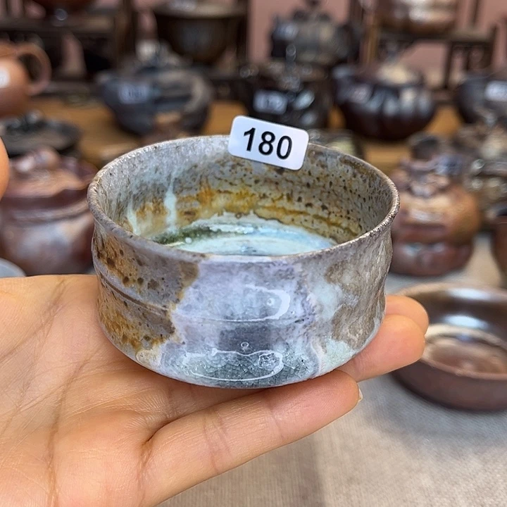 裸柴烧陶瓷手工茶器