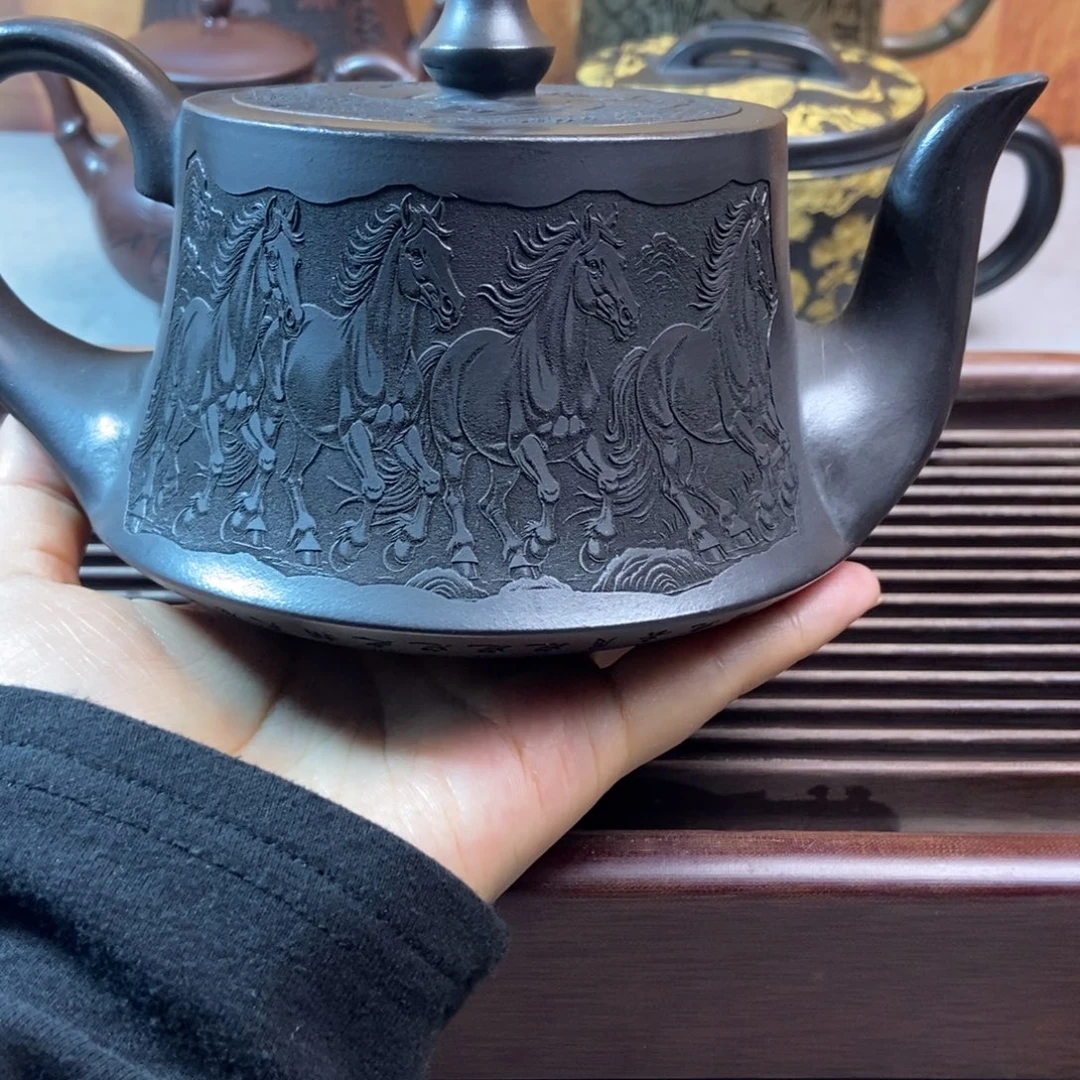 紫砂茶壶紫砂全手工定制