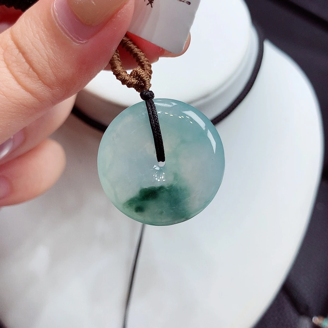 翡翠未镶嵌颈饰翡翠4，25.5/5