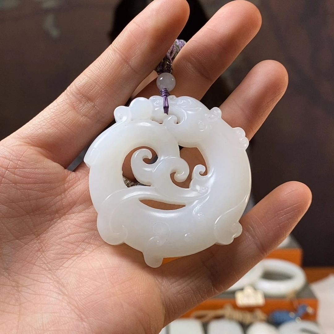 和田玉挂件未镶嵌悠**0