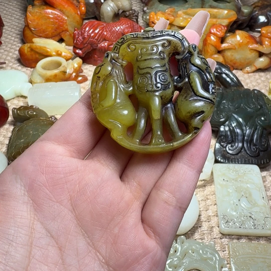 白玉菩提吊坠挂件