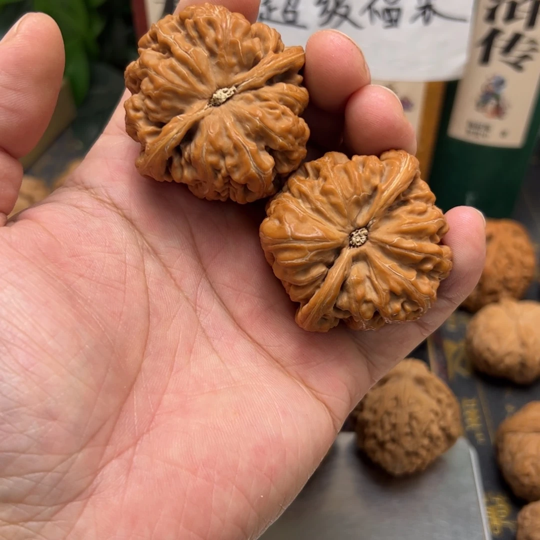 文玩核桃把件某*菽48球筋