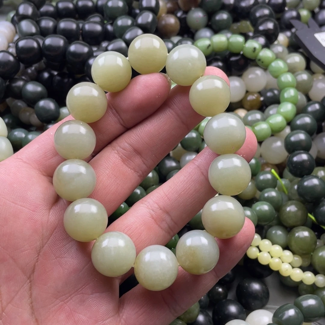 和田玉手串未镶嵌