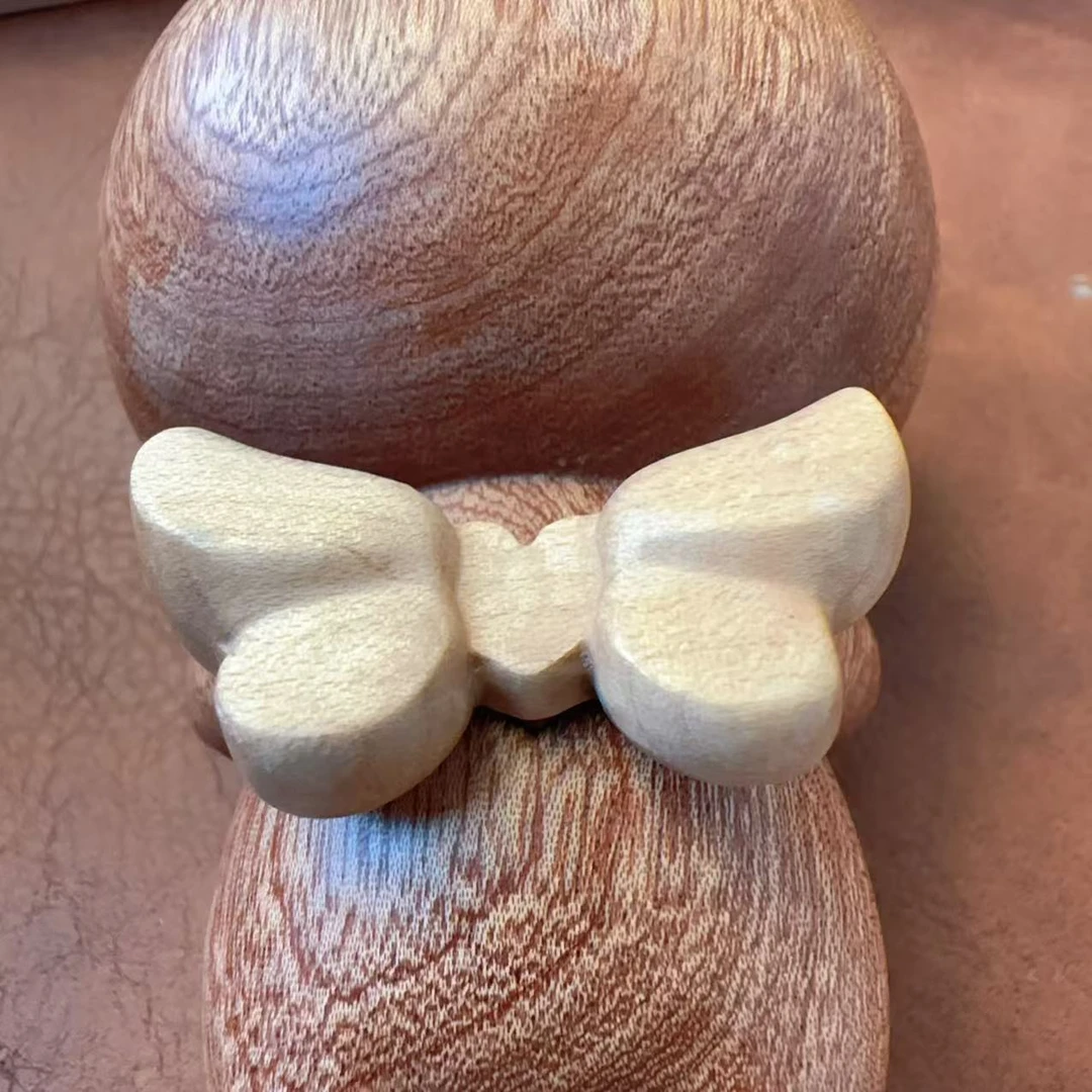 蝴蝶兔  摆件工艺创意木质