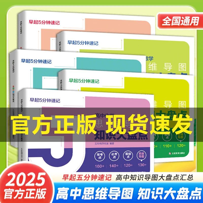 2025学之舟高中知识大盘点思维导图高考复习难点汇总语文数学英语