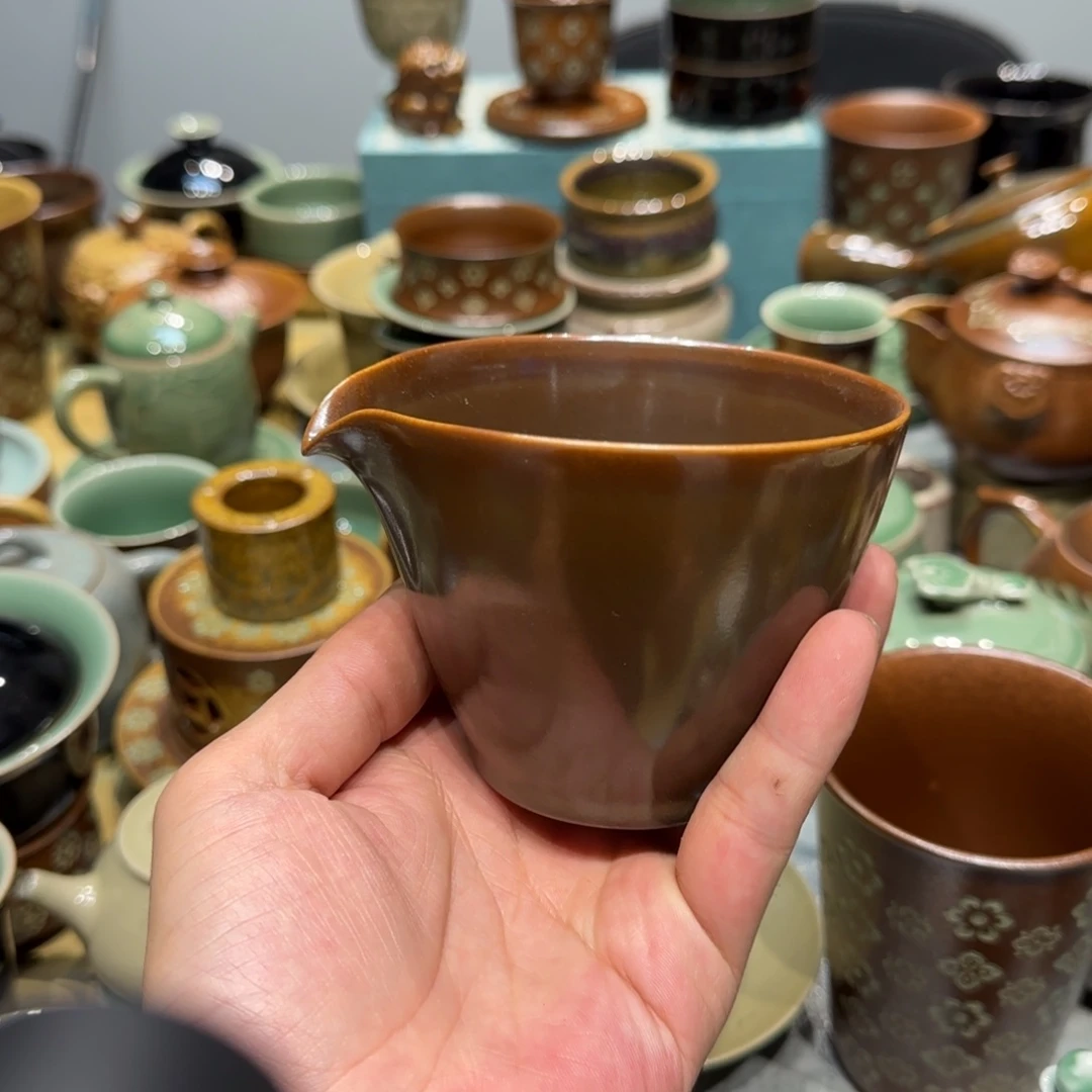 小金茶具青瓷茶器