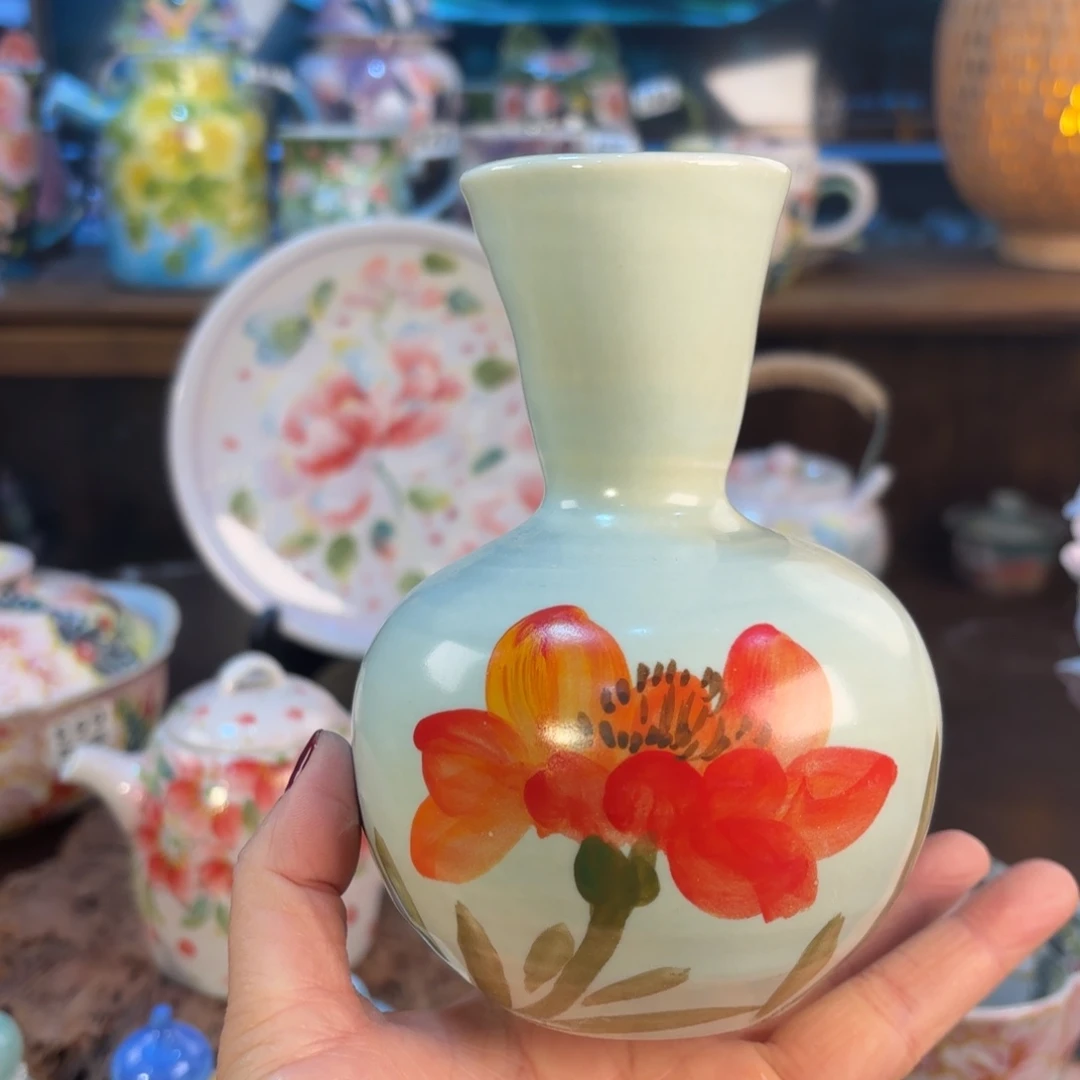 景德镇手绘高温釉下彩陶瓷茶具