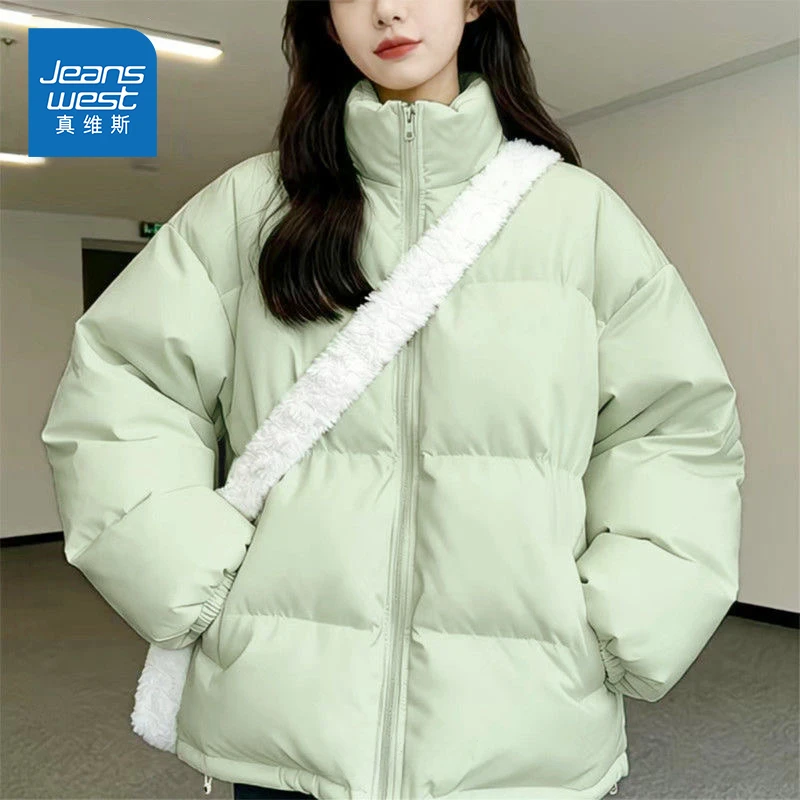 真维斯棉服女款冬季2025新款外套宽松棉袄面包服加绒加厚保暖棉衣