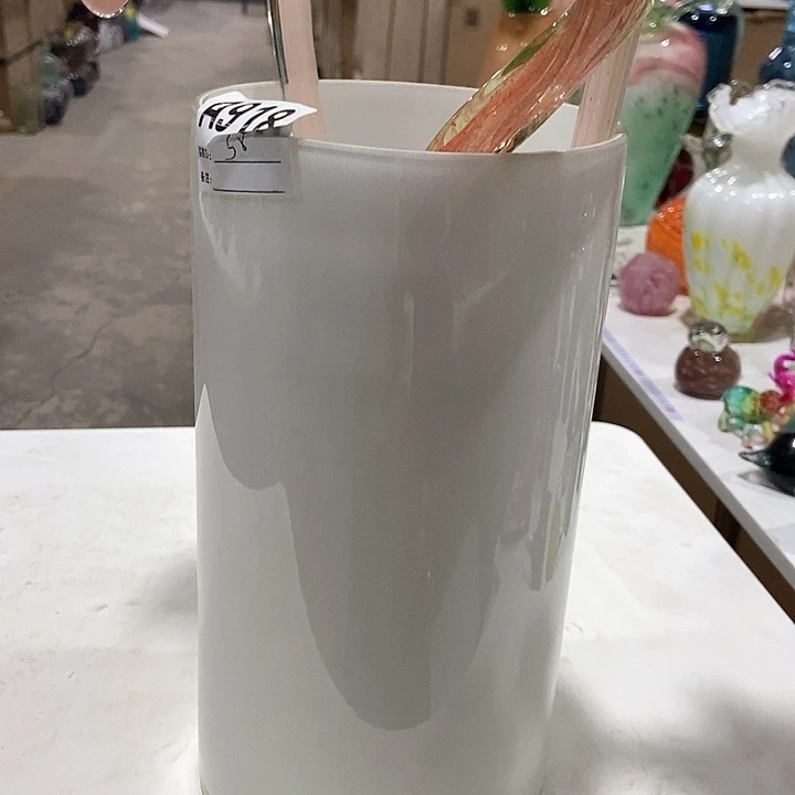 琉璃琉璃花瓶高29口14