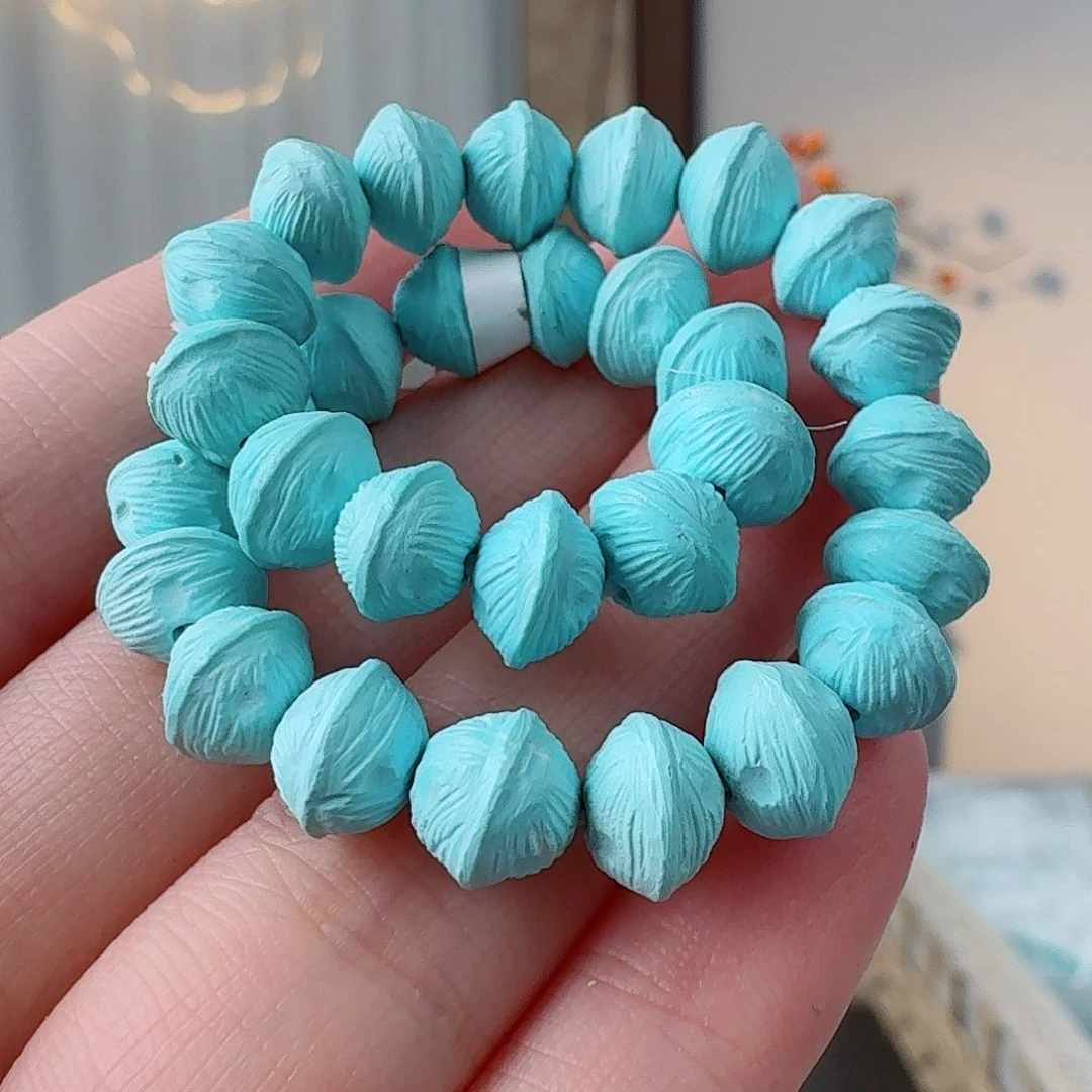 绿松石18K金镶嵌珠宝奇石