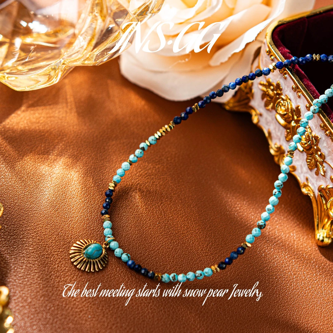 【INS · GG】2025新款手工设计轻奢精致项链DX2730