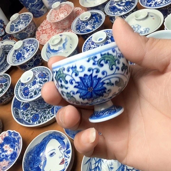 陶手绘釉下五彩福利款