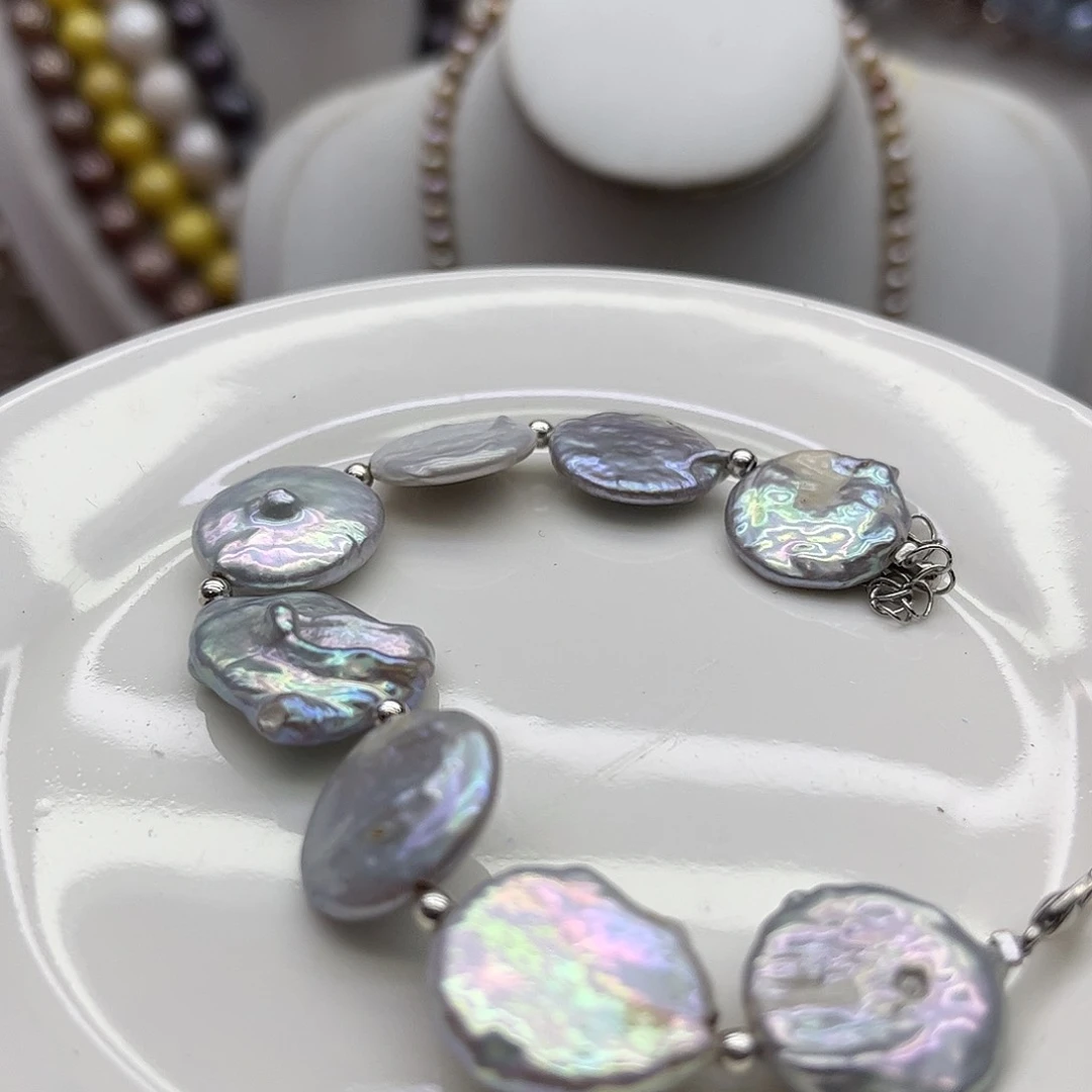 淡水珍珠钛钢颈饰