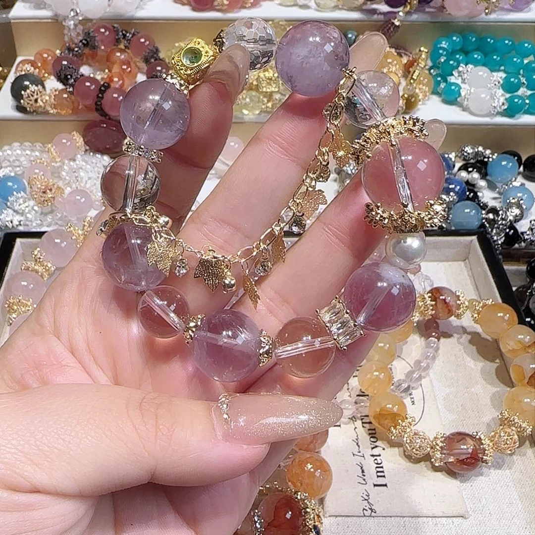 水晶手链未镶嵌吧