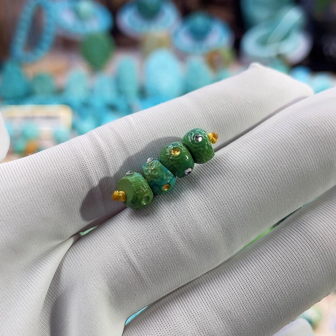 绿松石珠宝奇石未镶嵌