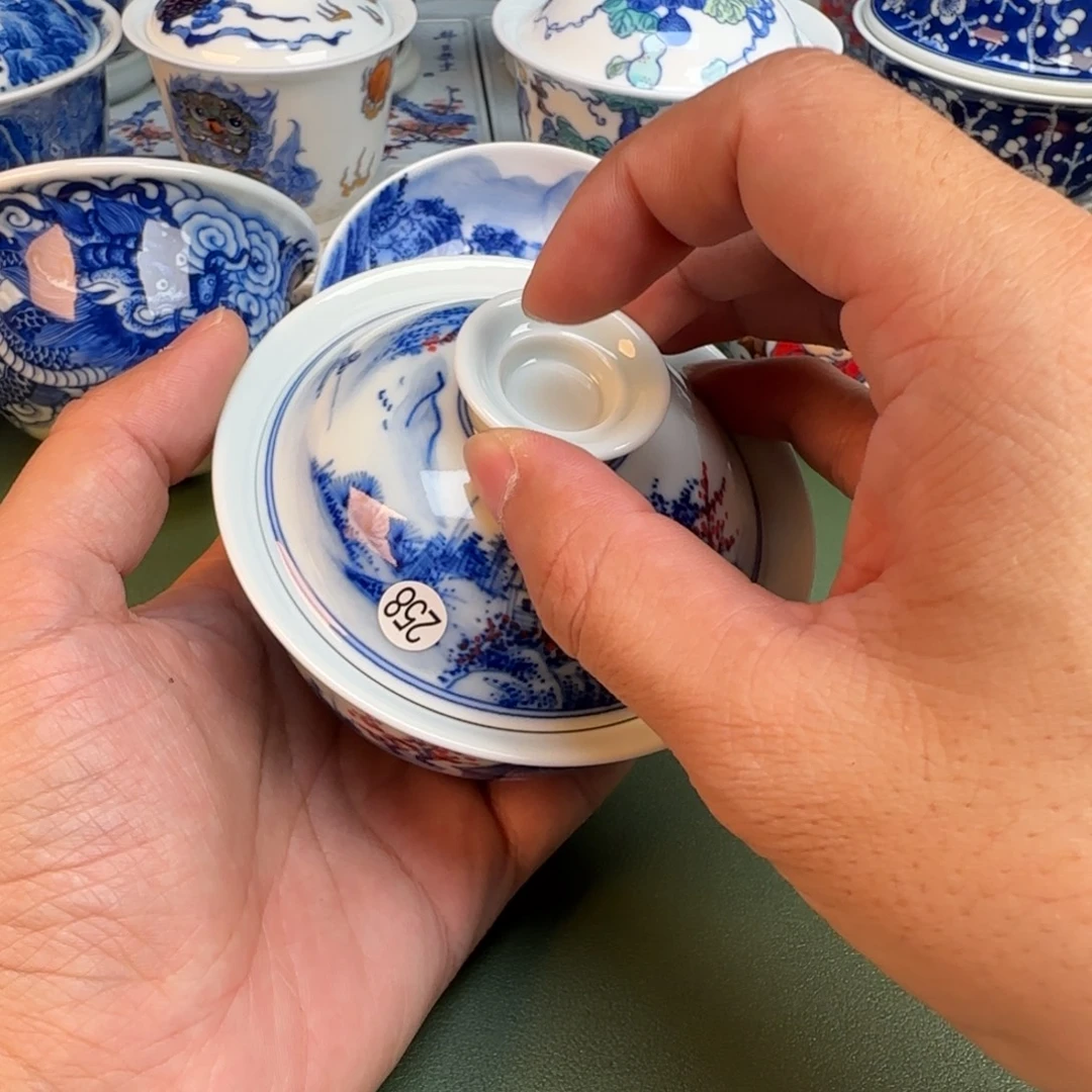 纯手工纯手绘茶具258