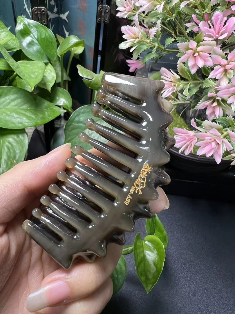 板娘专享 白水黑金刚双排按摩梳微瑕福利 随机发货 不退不换-X184