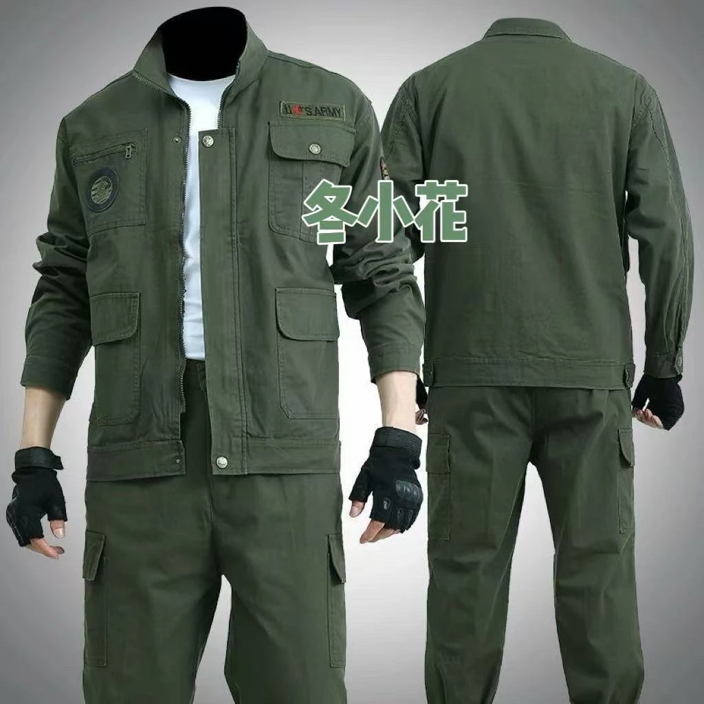 耐磨春秋套装长袖加厚电焊工秋冬工作服