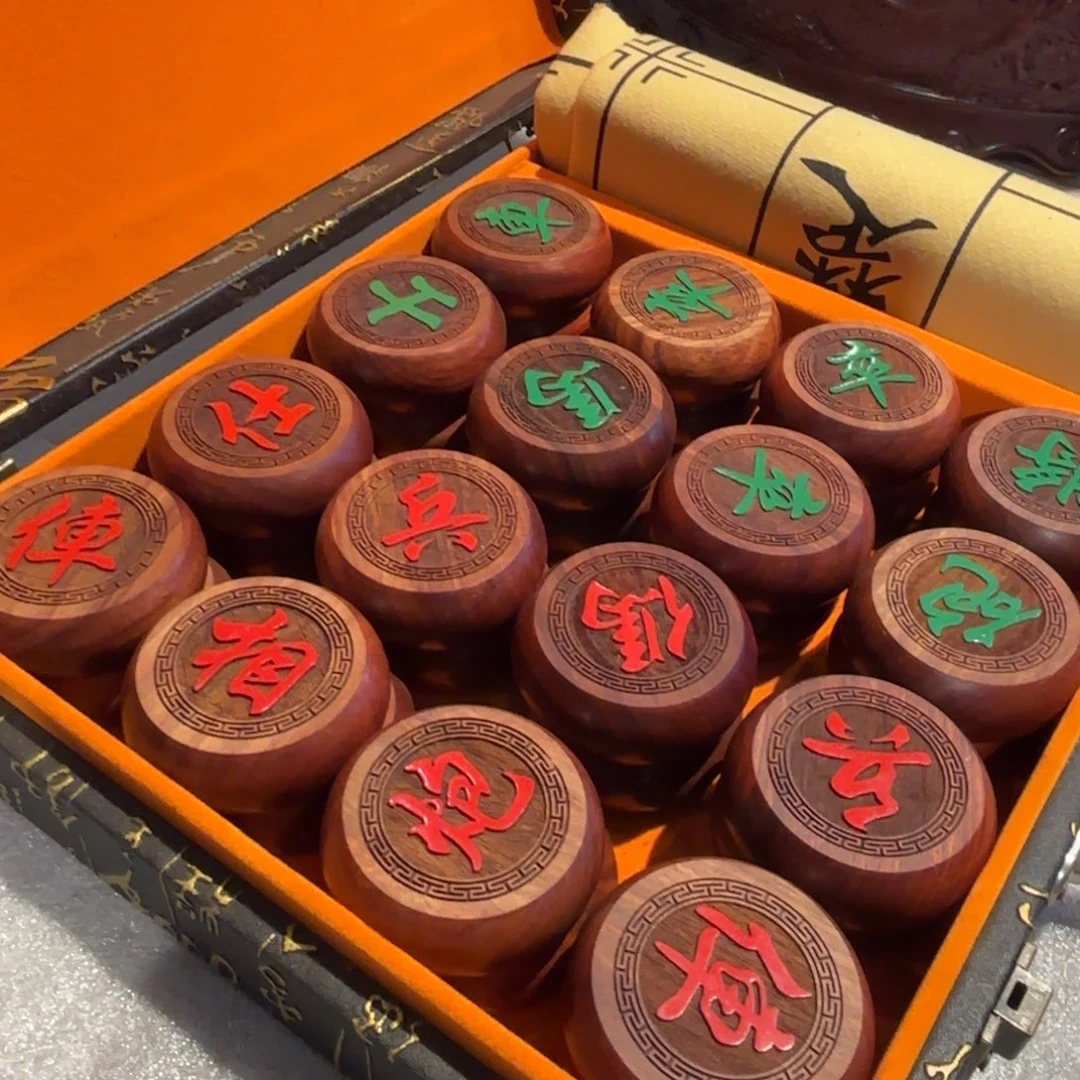 快****鼠一物一拍血檀编码象棋