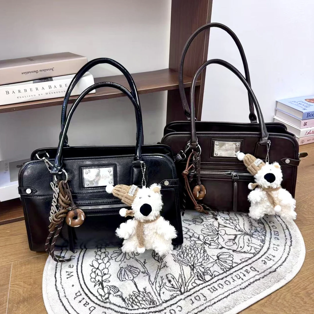 复古大容量包包女2025新款时尚单肩腋下通勤包流行高颜值手拎女包