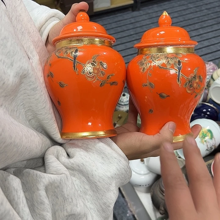 茶叶罐陶瓷家用储物罐瑕疵品介意勿拍