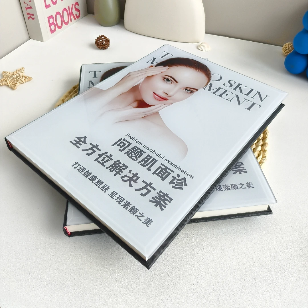 问题性肌肤沟通成交水晶画册美容院面诊营销工具斑敏痘解决方案