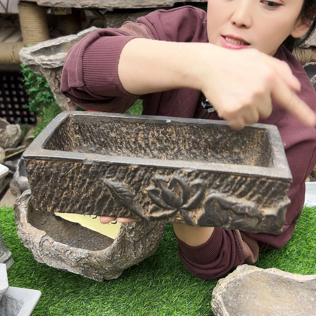 盆景异性花盆鱼缸sf-2004