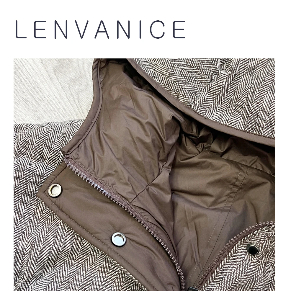 【新品上市】舒适保暖双面穿轻奢秋冬连帽老钱女羽绒服YF0914