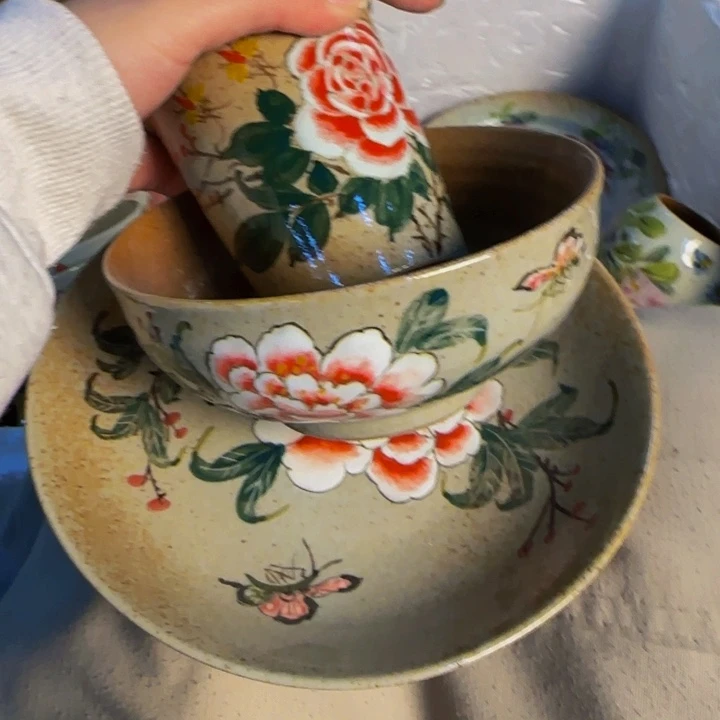 瓷片景德镇陶瓷手工手绘