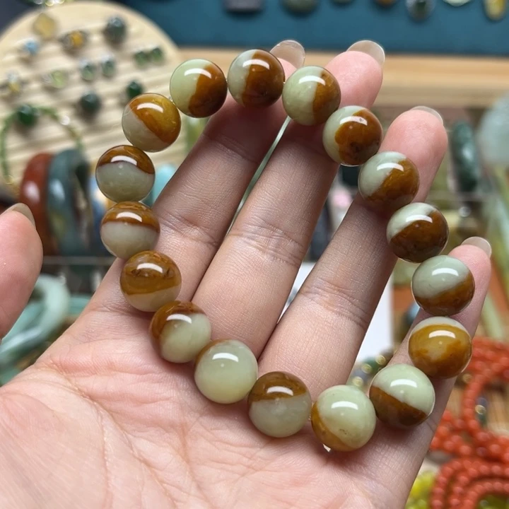 蛇纹石玉未镶嵌手串