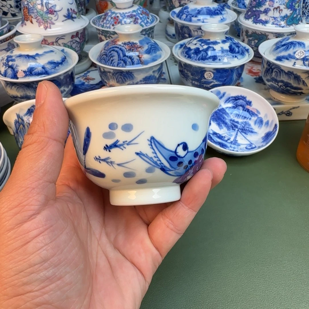 陶纯手工纯手绘茶具360