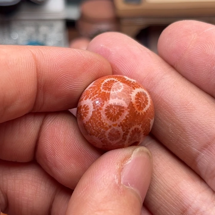 玛瑙/玉髓未镶嵌珠子硅化玉 卡2.0