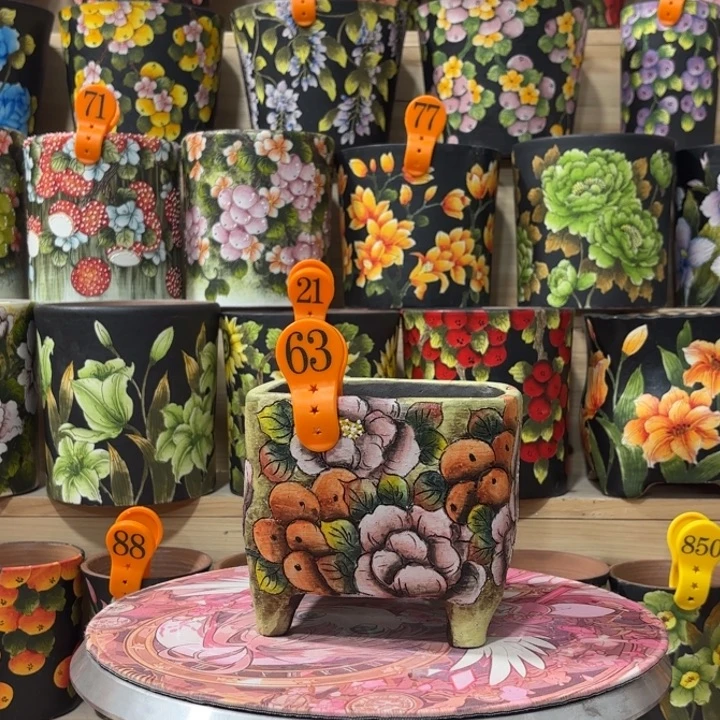 景德镇手绘花盆陶瓷12/12