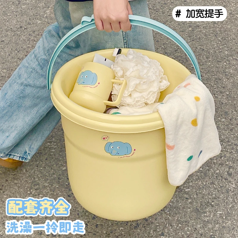 高颜值洗漱套装学生宿舍水桶脸盆牙刷杯皂盒洗澡篮住校生开学好物