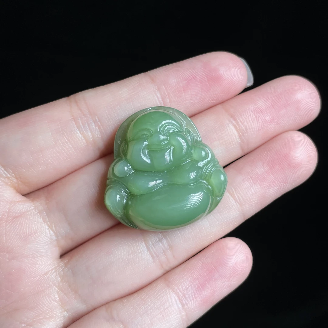 L【玉氏珠宝】和田玉佛公吊坠-约26*8mm 多样性发一 CAN1250172