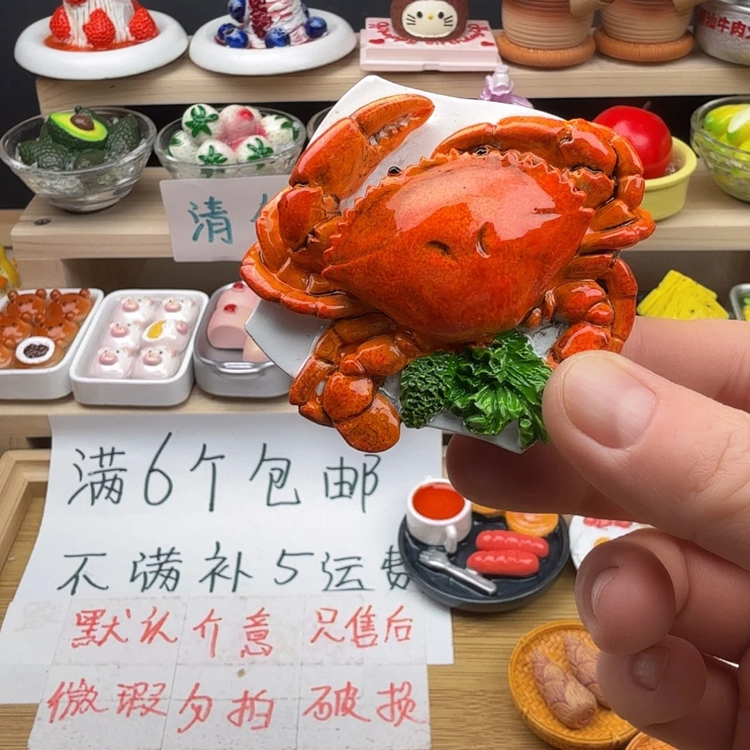 合成树脂食玩冰箱贴 凭开箱视频售后