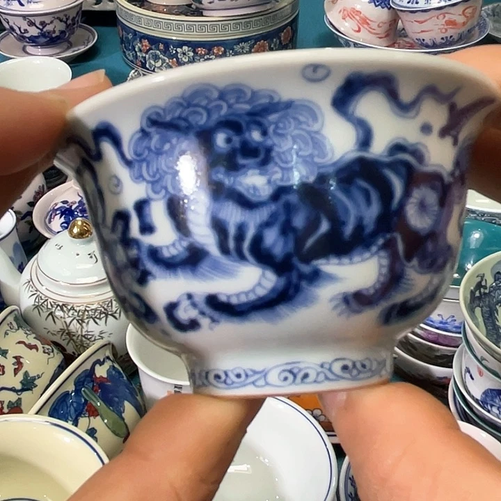 景德镇陶瓷主人杯12333