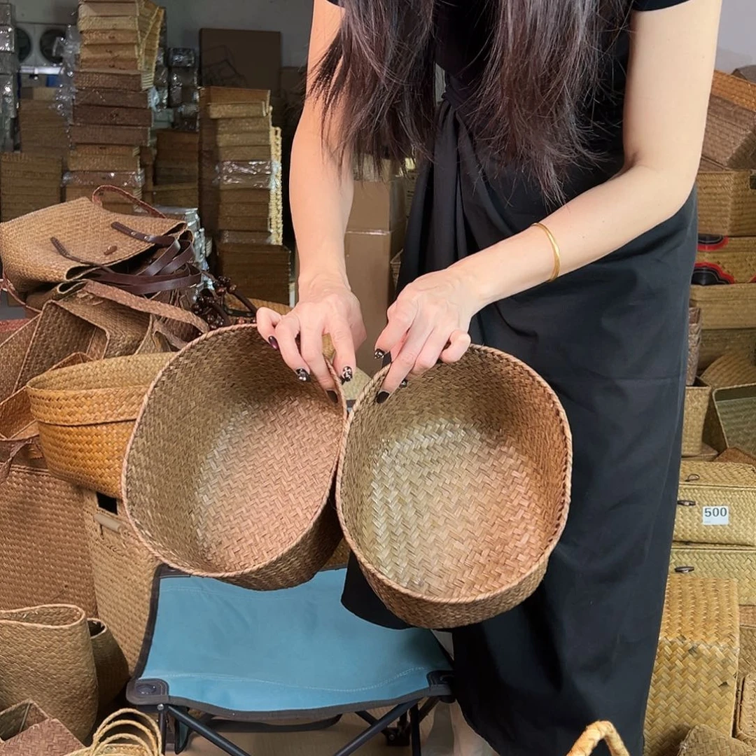 草编包/草编收纳盒微瑕疵