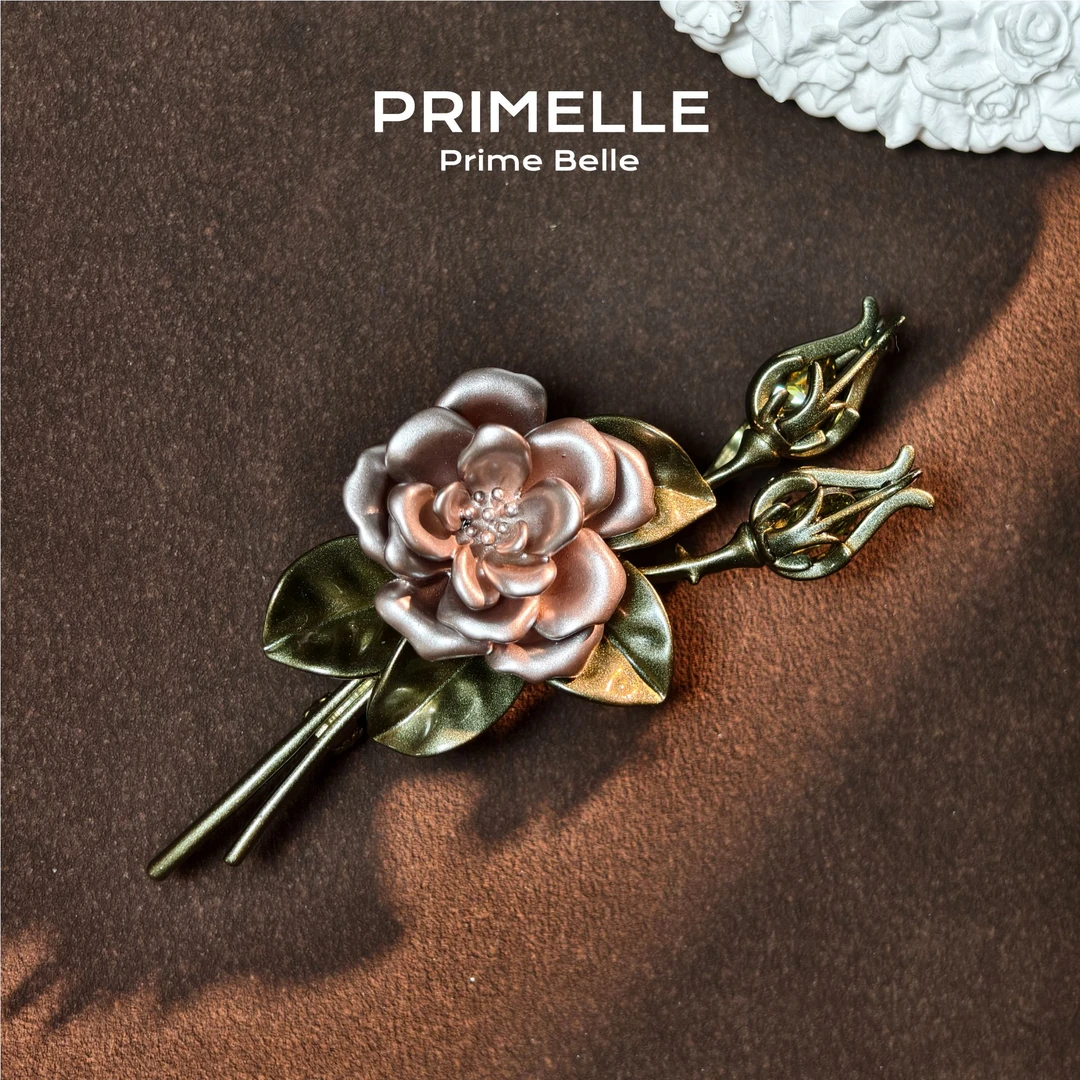 铜胸针 初雅PIN-珠宝系列【花语】设计师款铜胸针