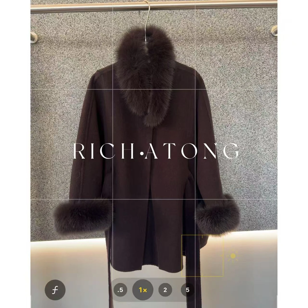 RICH ATONG.-【绒蒂序章】-2025静奢风大牌气质款腰带款大衣1121-11