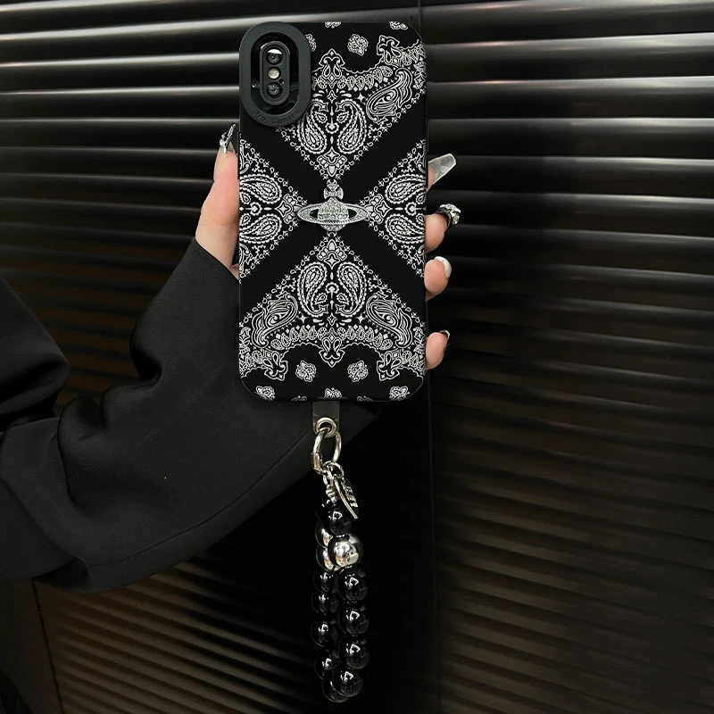 适用【苹果x】2025复古花纹ins风小羊皮网红时尚创意防摔手机壳女款