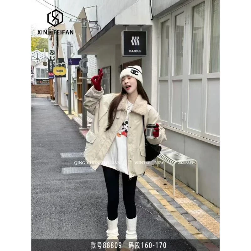 凡 2025【X】1月4日 男童女童时尚米色羽绒服8809-