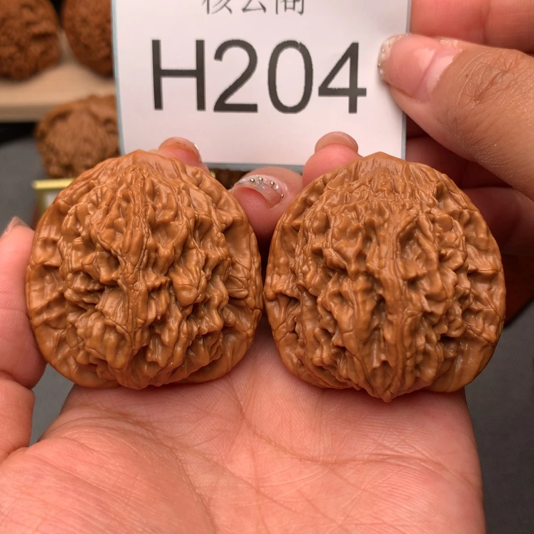 文玩核桃把件43麦虎