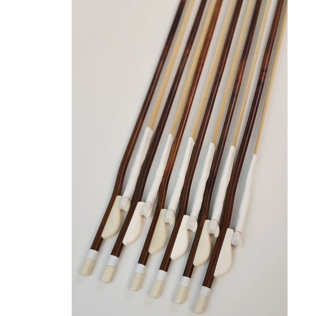 福建红竹原色单竹节弓杆原色马尾专业级独奏级二胡弓大师级二胡弓