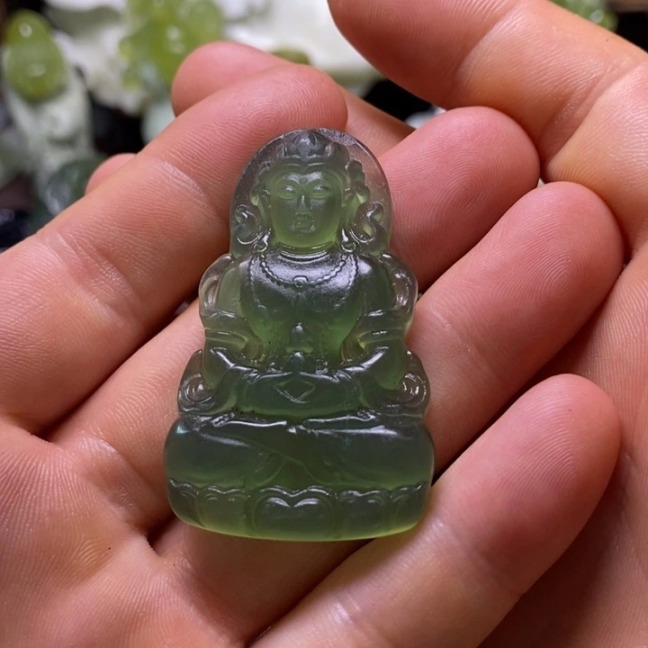 岫玉未镶嵌岫玉颈饰