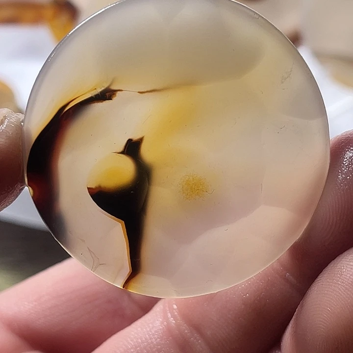 玛瑙/玉髓未镶嵌吊坠(不含链)