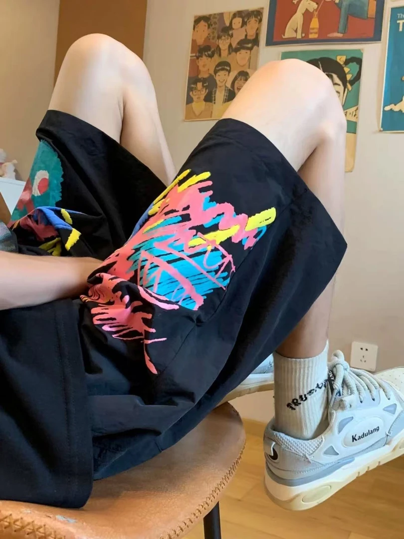 502197 童装男童休闲五分裤 2025夏季儿童潮酷洋气工装半裤五分裤